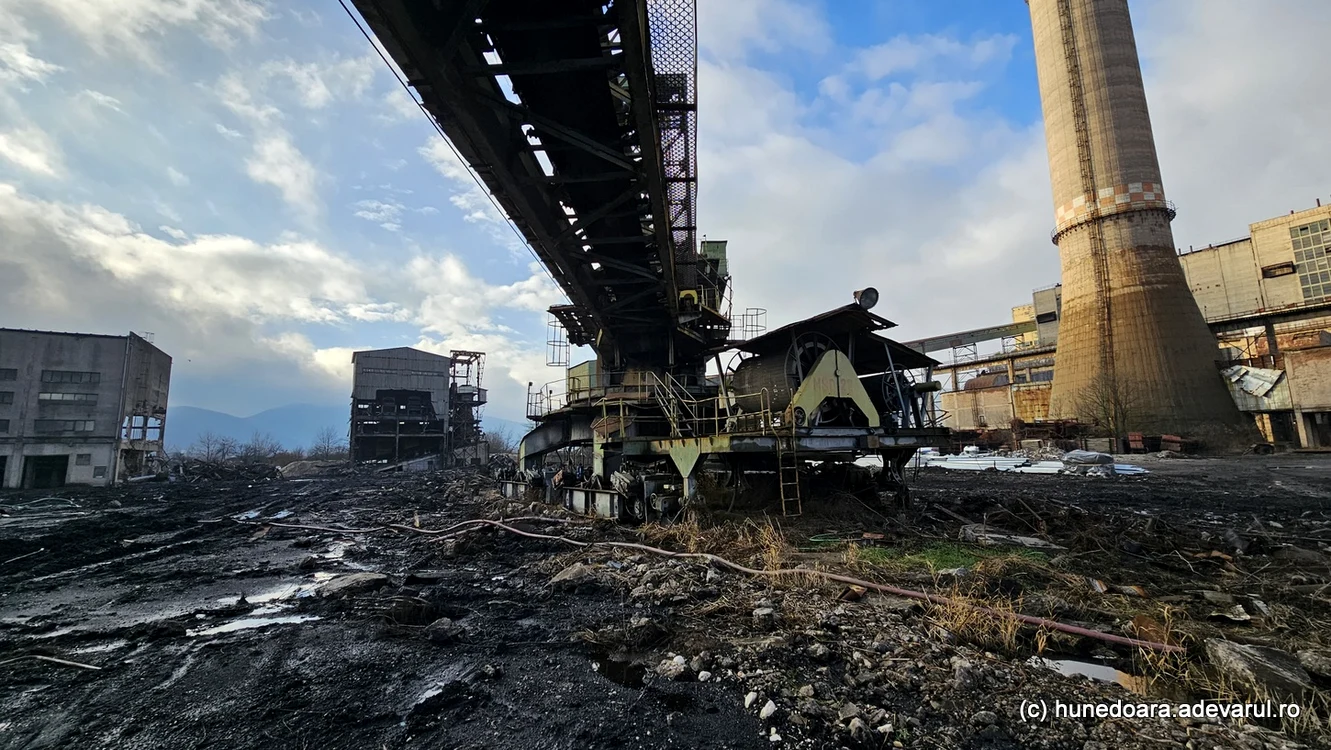 Termocentrala Mintia în 2022. Foto: Daniel Guță. ADEVĂRUL