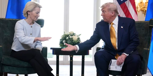 Donald Trump și Ursula Von der Leyen au ajuns la un consens FOTO Profimedia