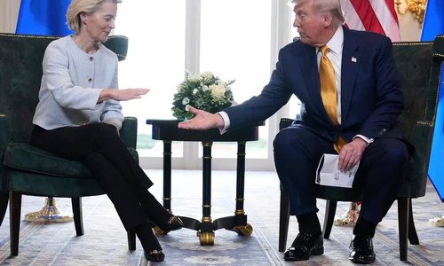 Donald Trump și Ursula Von der Leyen au ajuns la un consens FOTO Profimedia