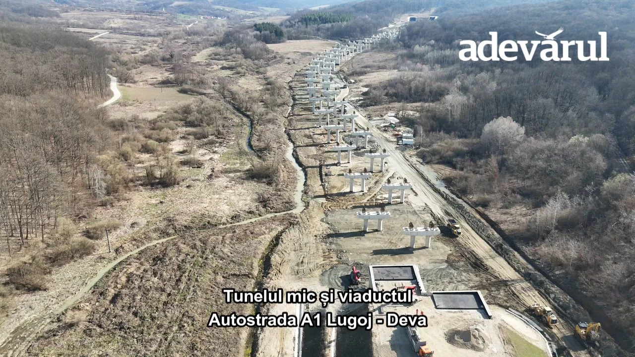 „Autostrada cu tuneluri” din vest, la jumătate. Finalizarea ei în 2026 devine tot mai incertă