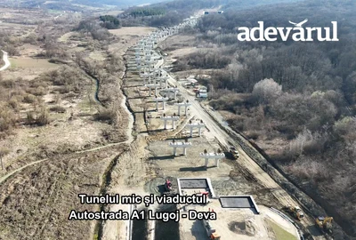 Autostrada Lugoj Deva șantier tunelul mic și viaductul Video Daniel Guță mp4 thumbnail png