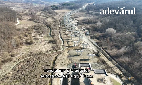 Autostrada Lugoj Deva șantier tunelul mic și viaductul Video Daniel Guță mp4 thumbnail png