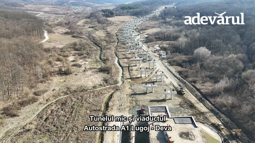 „Autostrada cu tuneluri” din vest, la jumătate. Finalizarea ei în 2026 devine tot mai incertă