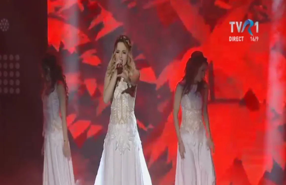 Florena a cântat fără greșeală melodia din finala Eurovision România 2016 și a fost foarte aplaudată de publicul din Baia Mare