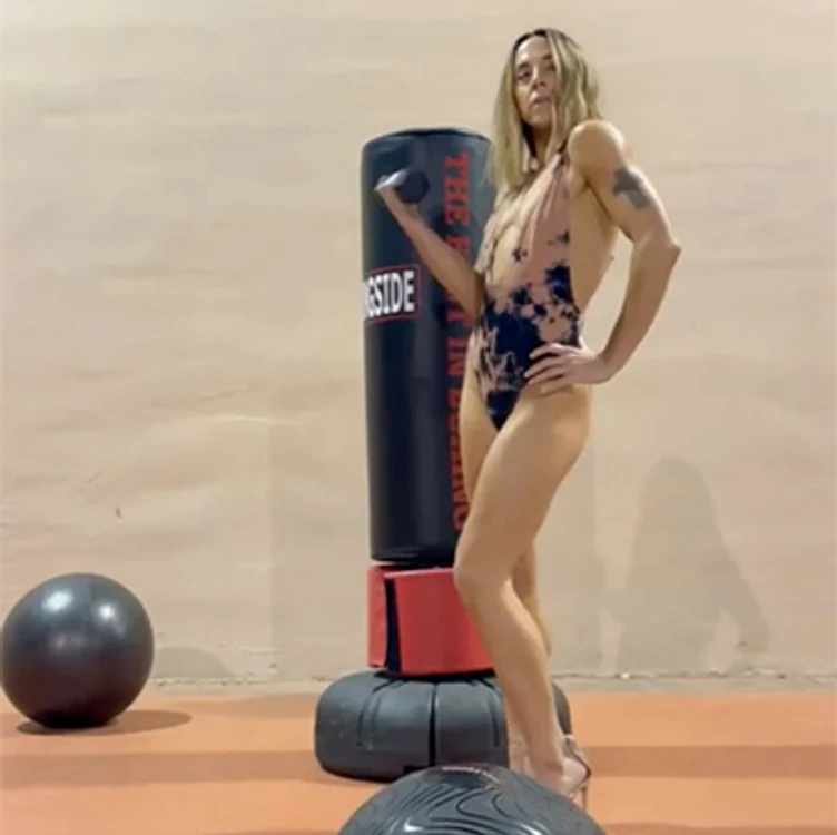 Mel C a făcut antrenamente în costum de baie