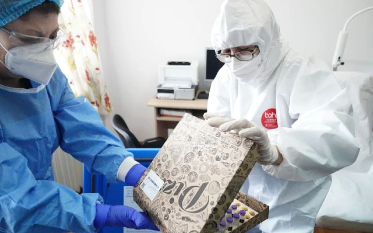 Vaccinul anti-COVID-19 a ajuns la Slobozia în cutii de pizza FOTO independentonline.ro