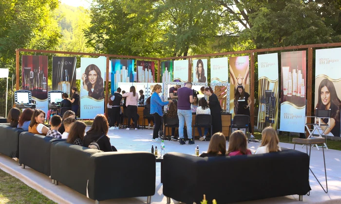 Salonul în aer liber a fost amenajat în satul Valea Părului