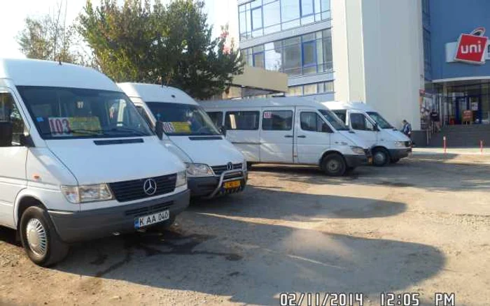 Scandalul microbuzelor din Chişinău continuă. Foto Adevărul Moldova