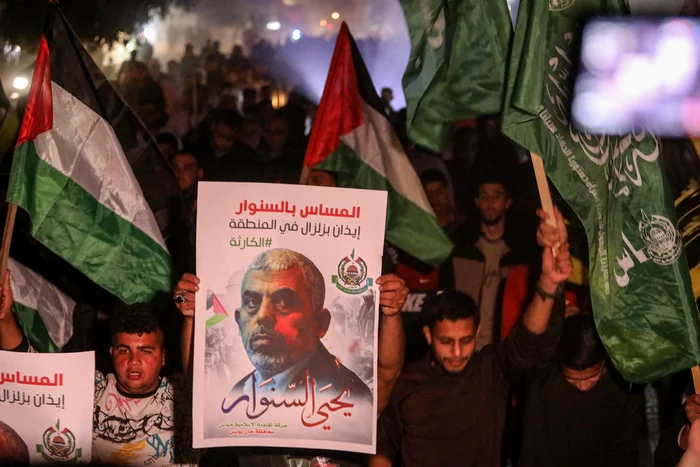 Susținători palestinieni ai liderului militar al Hamas FOTO SHUTTERSTOCK