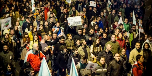 proteste rosia montana la cluj foto adrian dascalescu