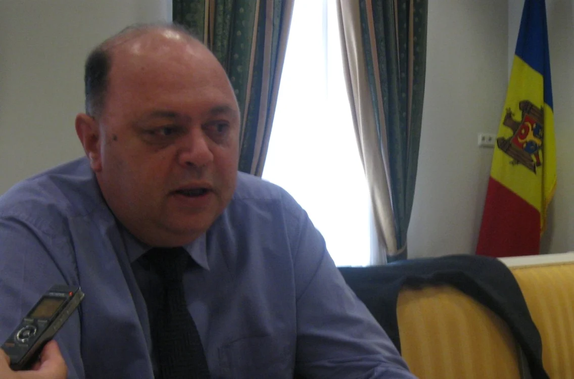 Alexei Cracan, şeful misiunii diplomatice a Republicii Moldova în Letonia. FOTO Valentina Basiul