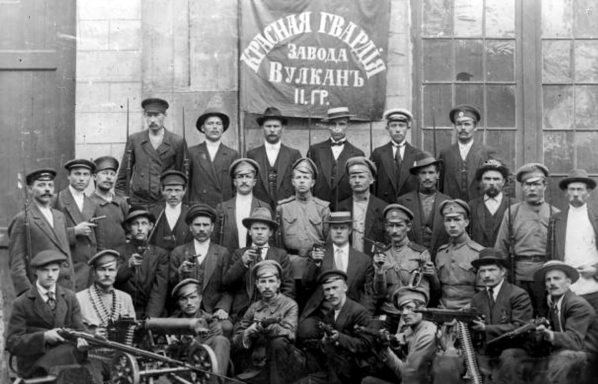 Gărzile Roșii de la fabrica Vulkan FOTO wikipedia