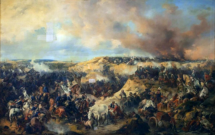 Războiul de șapte ani. Alexander von Kotzebue - Battle of Kunersdorf /1 August 1759. FOTO Wikipedia