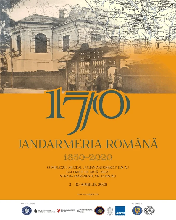 Deschiderea expoziției „Jandarmeria Română 1850 - 2020” la Complexul Muzeal ,,Iulian Antonescu’’ Bacău