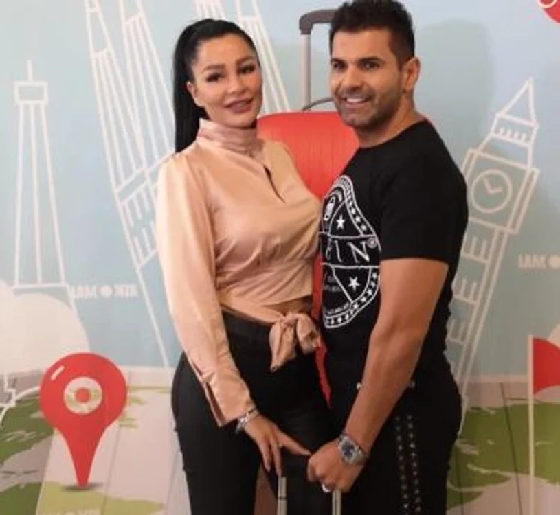 Florin și Brigitte se răsfață reciprocFoto: Click!