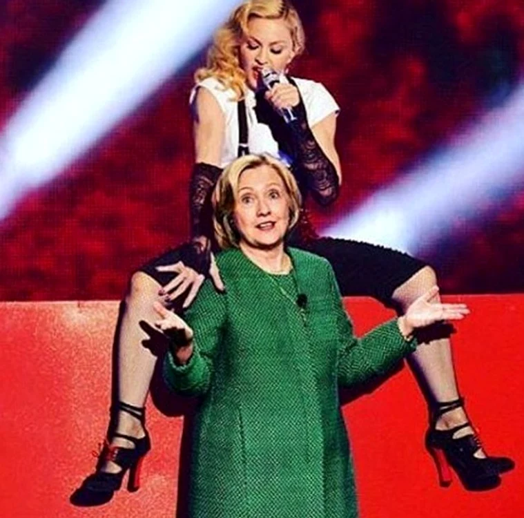 Madonna, alături de Hillary Clinton la ediția din 2015 a Brit Awards
