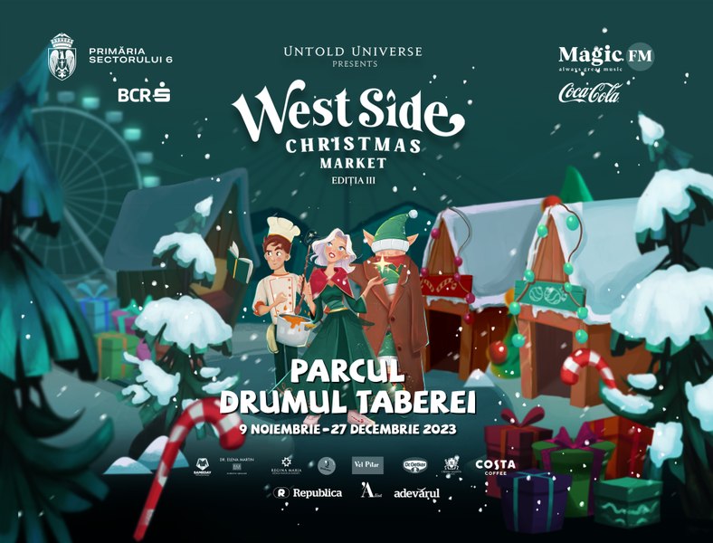  Peste 140.000 de vizitatori în weekend-ul prelungit de deschidere al „West Side Christmas Market“, târgul de Crăciun organizat de UNTOLD UNIVERSE