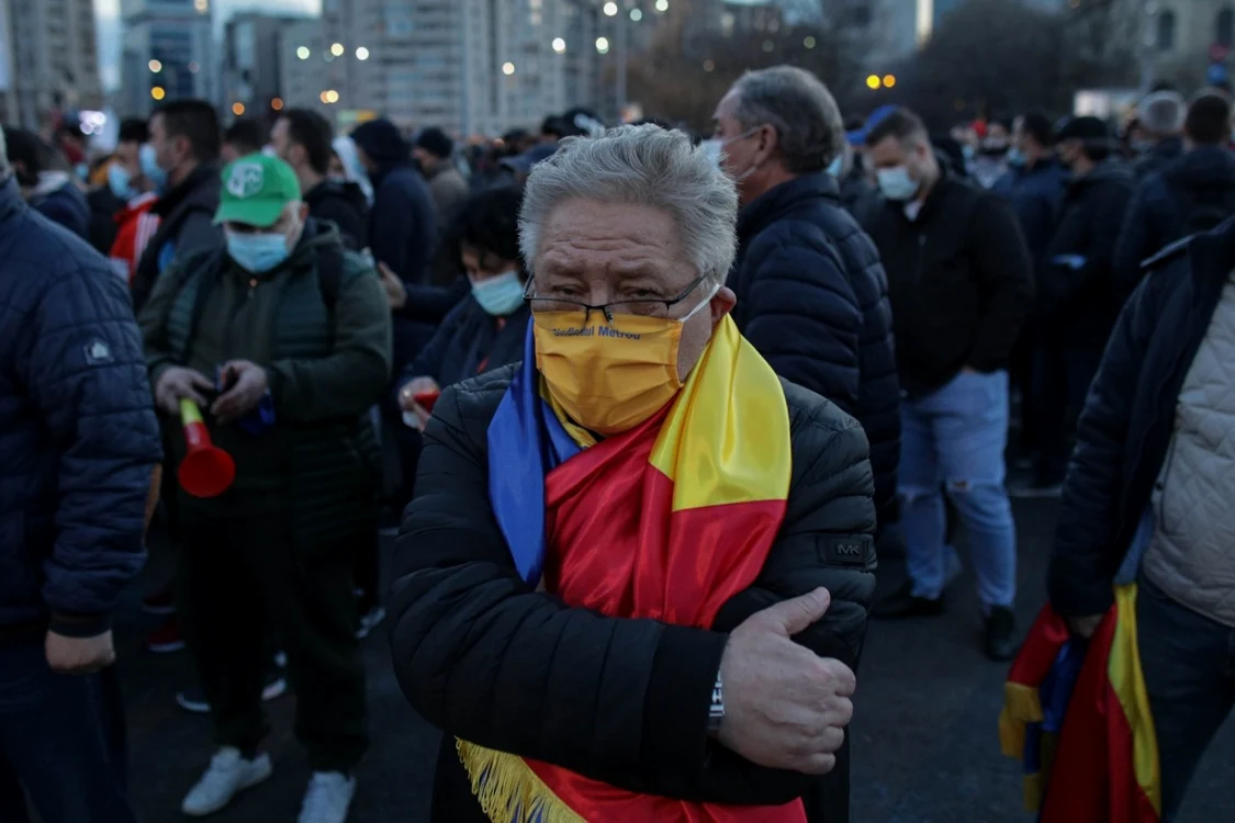 Protest anti-restricţii covid - Bucureşti / 29 mar 2021 / FOTO Inquam Photos / Octav Ganea