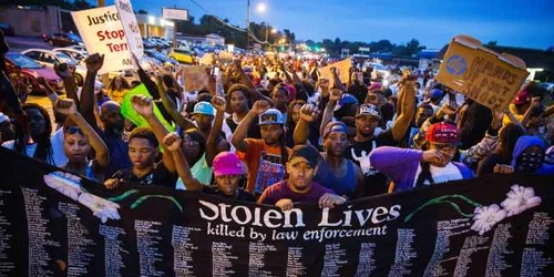 Protestatari Ferguson FOTO Reuters 