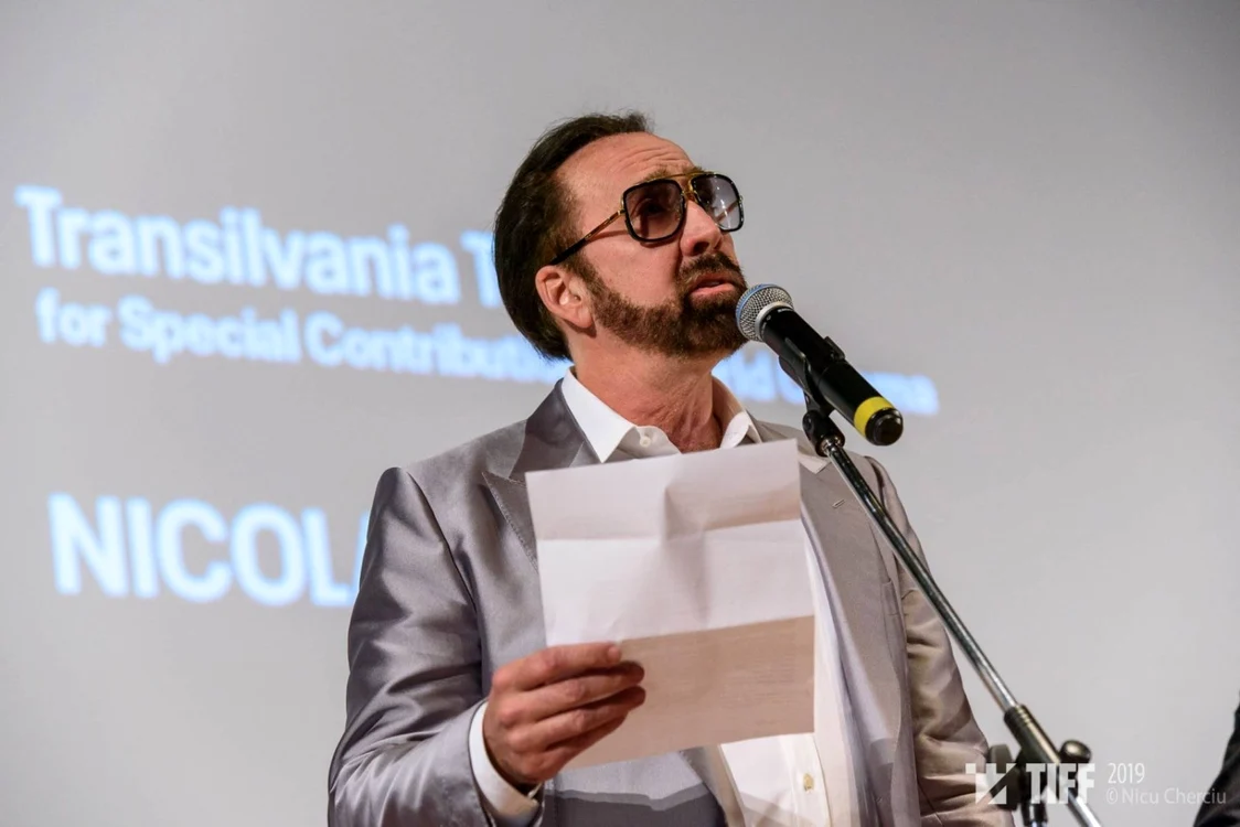 Nicolas Cage, premiat la TIFF. FOTO: Chris Nemeș
