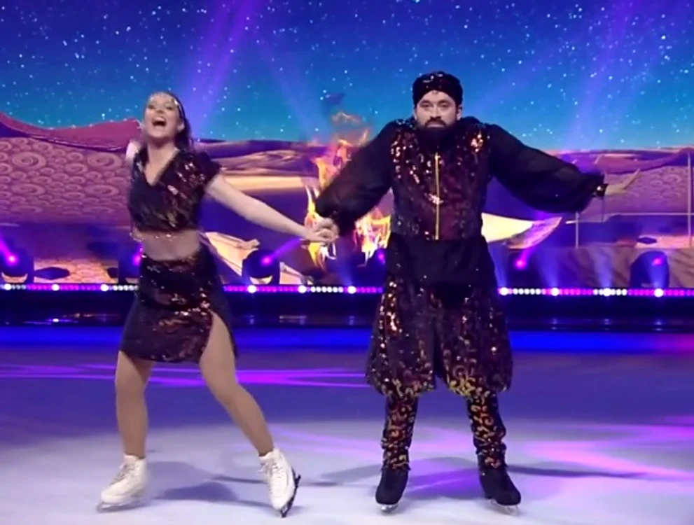 Oase a participat la Dancing on Ice