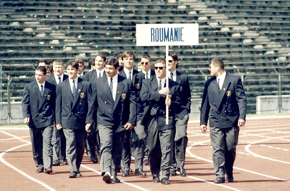 Gazdă a ediției 1995 a CM de rugby U19, România a ocupat locul 5 deși nu a pierdut niciun meci pe terenFoto: Mircea Mateescu