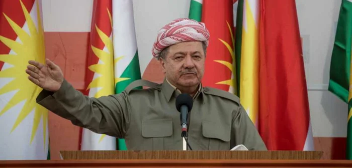 Preşedintele regiunii autonome Kurdistan din Irak, Masoud Barzani FOTO Guliver / Gety Images