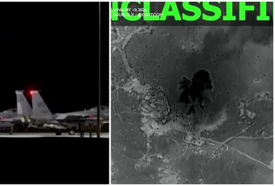 SUA și forțele partenere au desfășurat lovituri aeriene de amploare asupra unor ținte ale grupării teroriste ISIS în Siria, 10 ianuarie 2026 FOTO: captură X