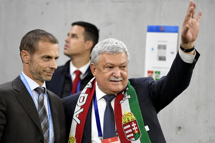 Sándor Csányi, președintele Federației Maghiare de Fotbal (MLSZ)
