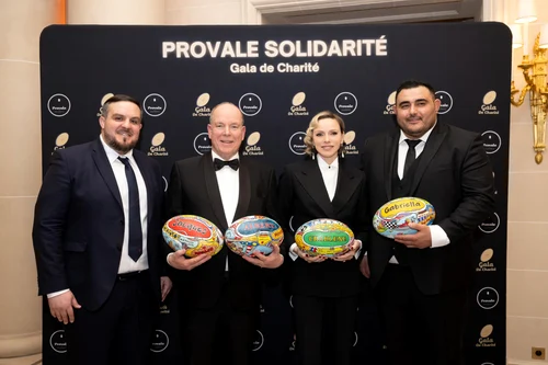 Charlene și Albert de Monaco la gala de la Paris