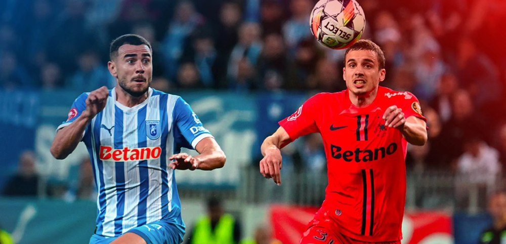 FCSB scapă ca prin urechile acului și ține Craiova la distanță în lupta pentru titlul de campioană 