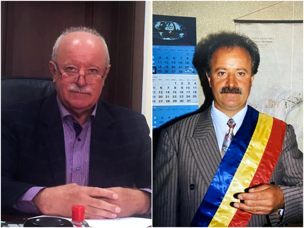 Primarul Ioan Iancu Popa acum și în tinerețe FOTO Arhiva Personală