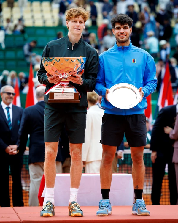 Charlene și Albert la finala de tenis Rolex Masters 2 jpg