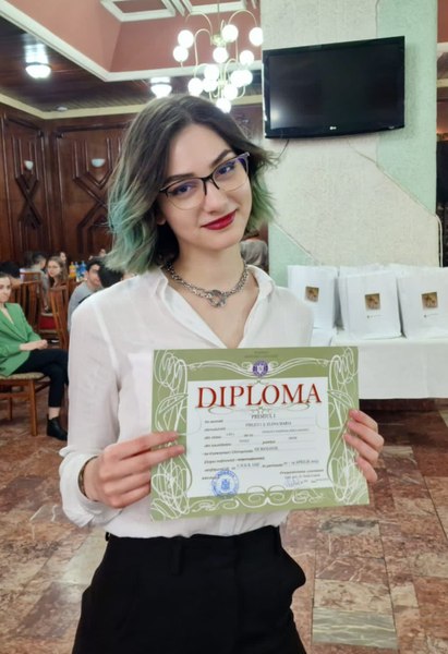 Visul unei olimpice la Biologie: „Sper că o să fiu parte din schimbarea în bine“
