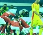 Fotbalistii turci se bucura dupa golul marcat in meciul cu Romania FOTO Razvan Pasarica