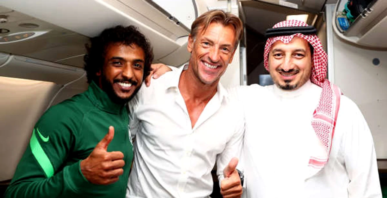 Hervé Renard (centru), selecționer Arabia Saudită