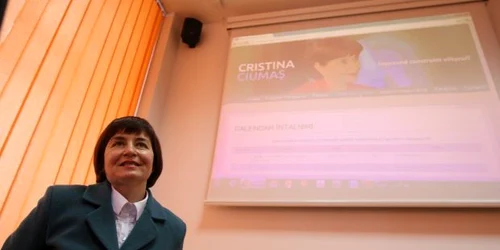 Cristina Ciumaş a obţinut, după primul tur de scrutin, 39% din voturi.