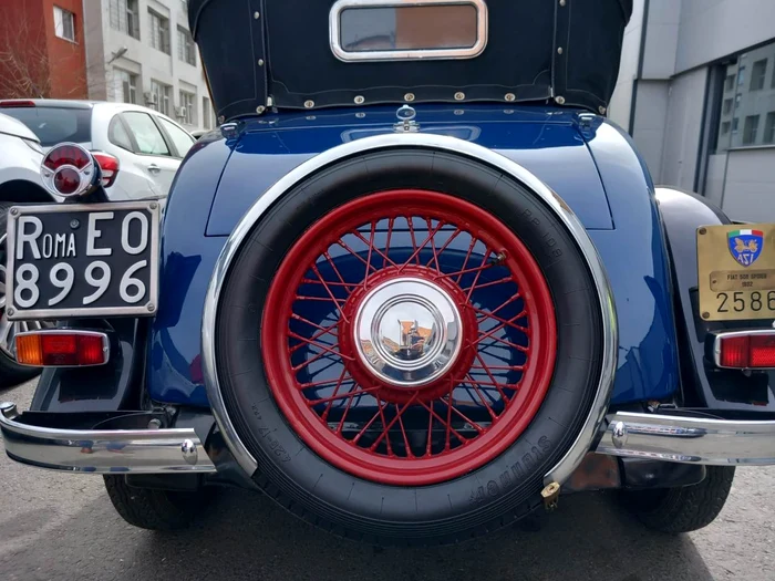 FIAT 508 Weber Balilla Spider fabricat în anul 1936, adus la înmatriculare la RAR (foto: Registrul Auto Român)