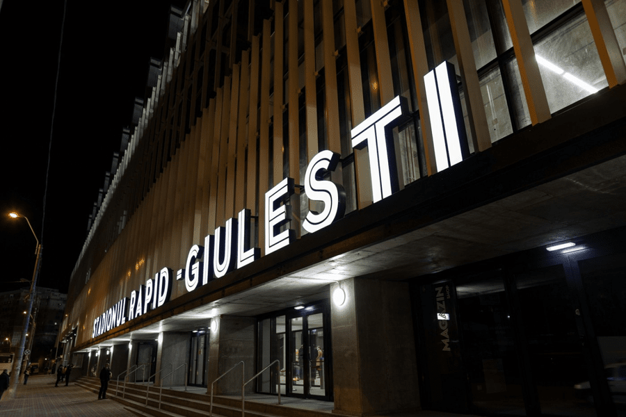 Rapid București a inaugurat noul fan-shop de la Stadionul Giulești