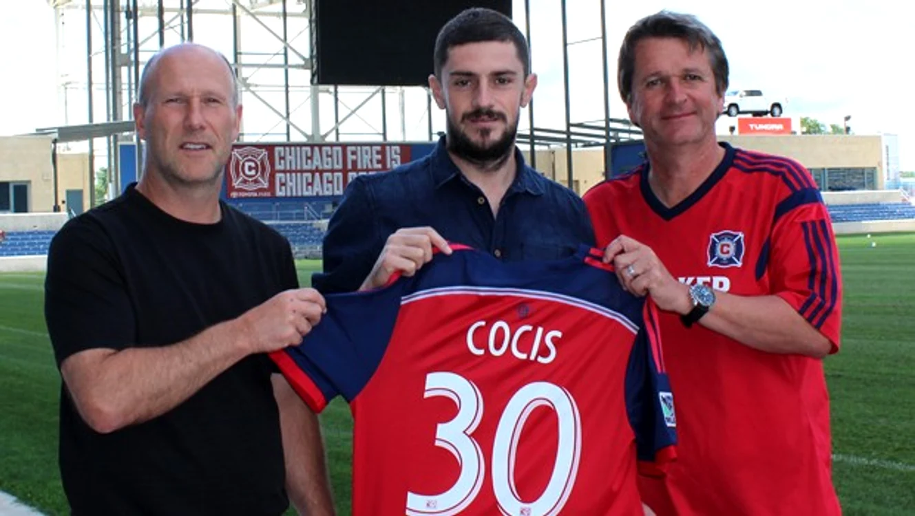
    Răzvan Cociş, în tricoul celor de la Chicago Fire (foto: www.chicago-fire.com)  