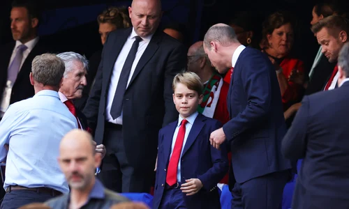 Prinții William și George la meci  Foto Getty (3) jpg