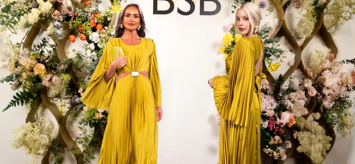Diana Munteanu și Carmen Grebenișan, îmbrăcate în rochii identice foto: Instagram