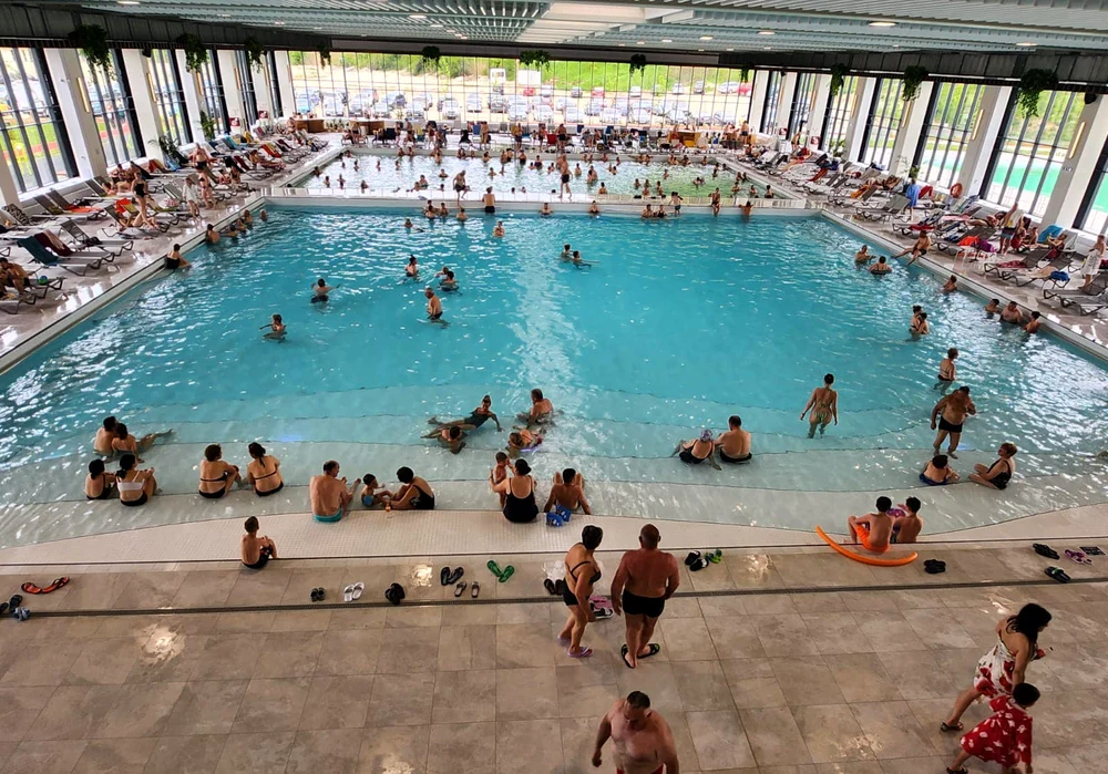 Duminică, complexul a atins capacitatea maximă FOTO Băile Sărate Ocna Mureș