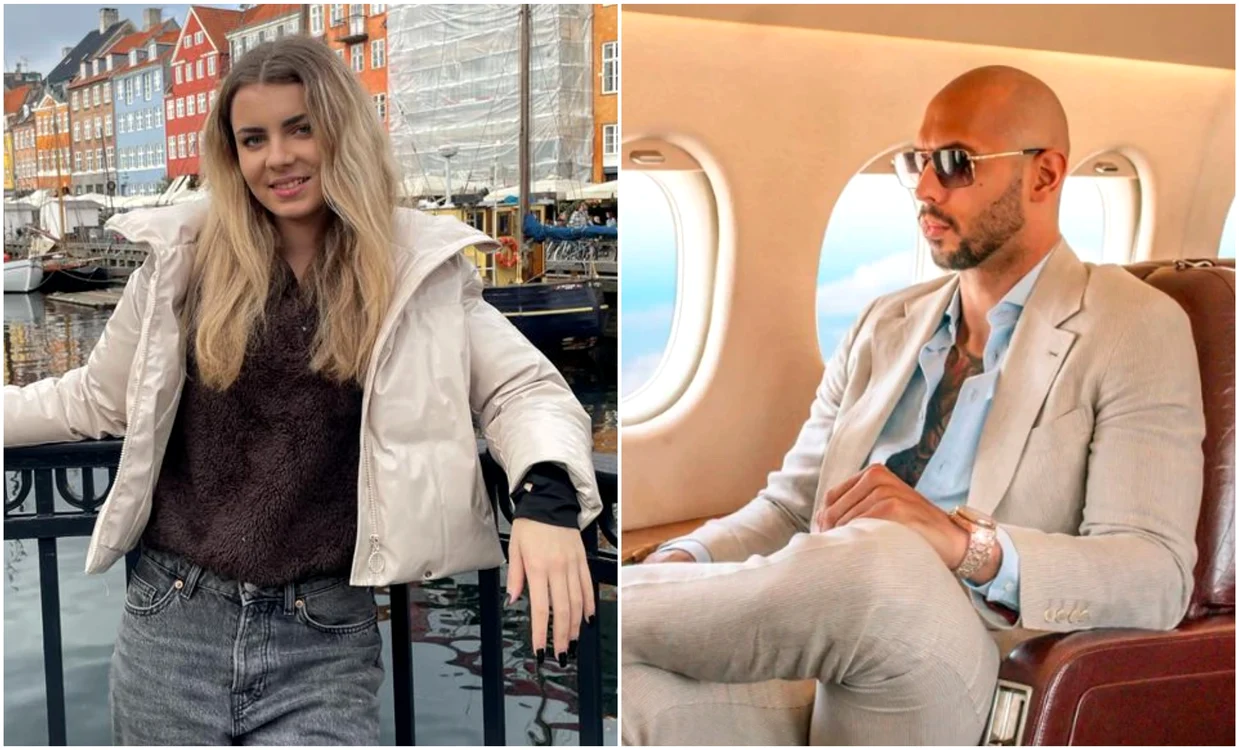 Daria Gușă și Andrew Tate 