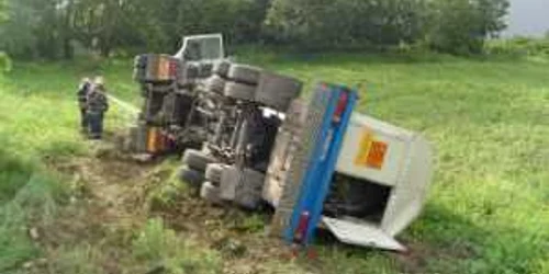 Tirul circula cu viteză neadaptată condiţiilor de trafic-imagine arhivă