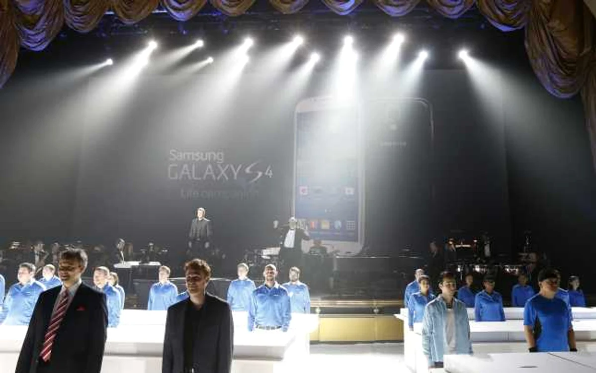 Evenimentul Samsung a fost unul care a îmbinat musicalul cu tehnologia FOTO Reuters
