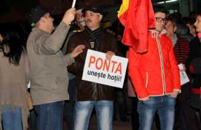 proteste anti ponta la galati