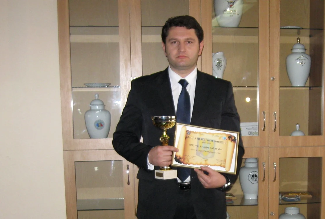 Inspectorul principal Vasile Darius Bic este cel mai bun ofiţer de poliţie din Alba