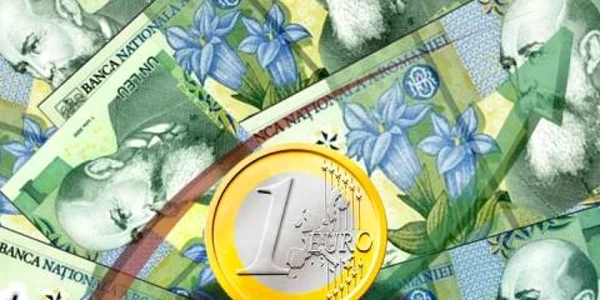 Moneda unică a pierdut astăzi, la cursul oficial al BNR, 0,03 bani în faţa leului 