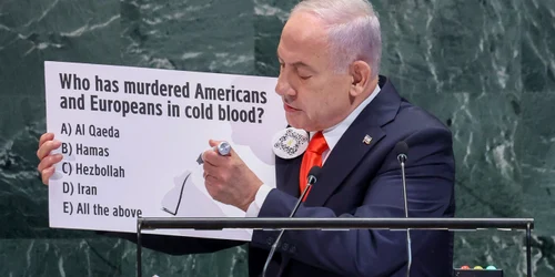 Benjamin Netanyahu Adunarea Generală a ONU foto epa efe jpg